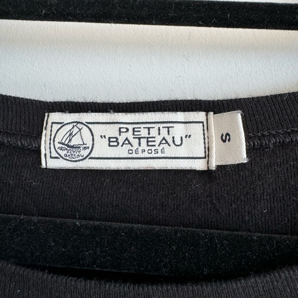 Petit Bateau women’s long sleeved dual material dress - Picture 3 of 4